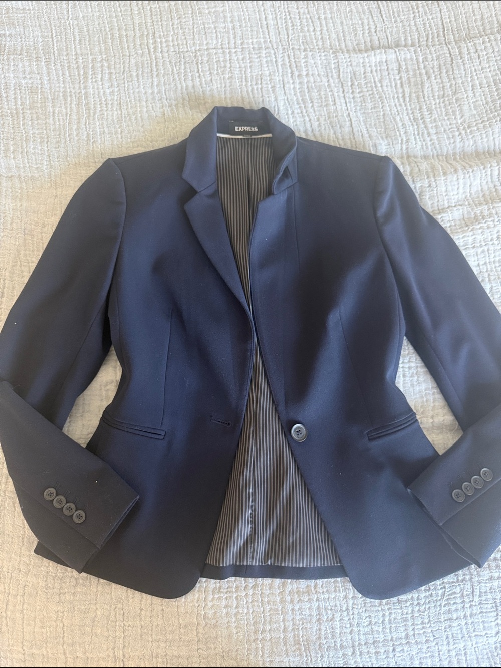 Express Navy Single-Button Women's Blazer Size 4